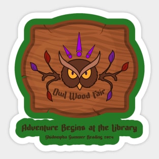 Owl Wood Fair Sticker